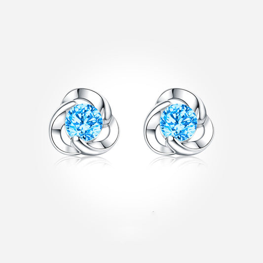 Genuine Silver 999 Pure Silver Earrings New Fashion Earrings In