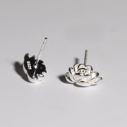 Lotus Natural Freshwater Real Pearl Earrings Long Earrings
