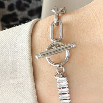 Zirkon-Titanstahl-Verschlussarmband