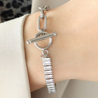 Zirkon-Titanstahl-Verschlussarmband