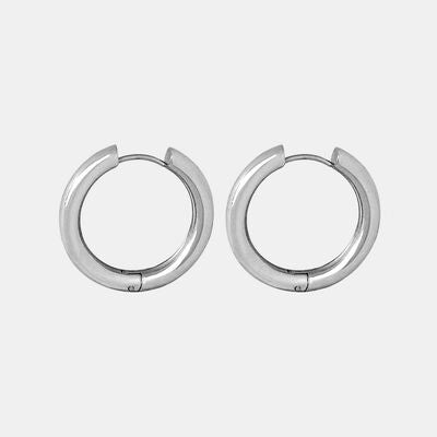 Boucles d'oreilles Huggie plaquées or 18 carats